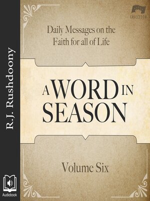 cover image of A Word in Season, Volume 6